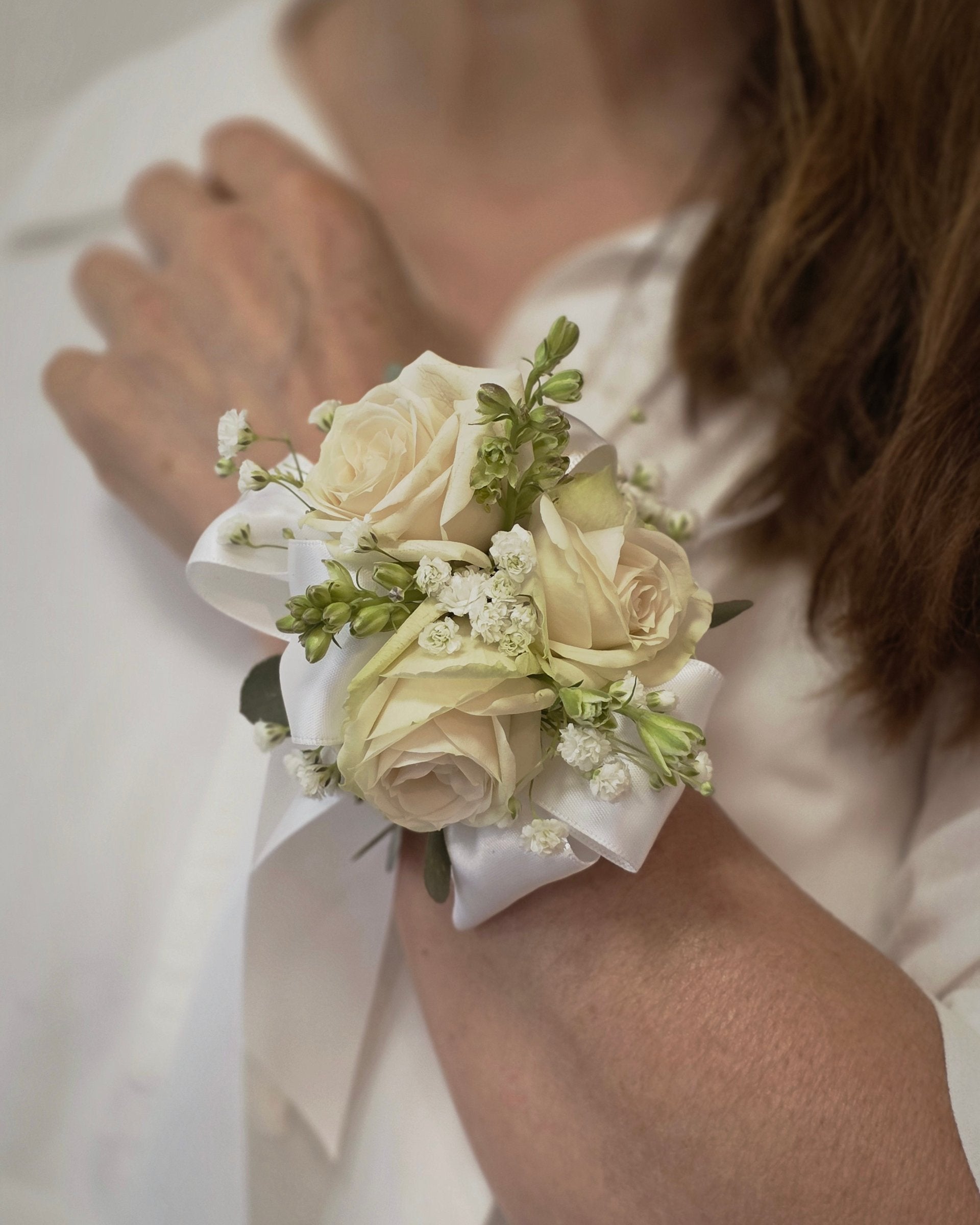Photo of a fresh flower corsage