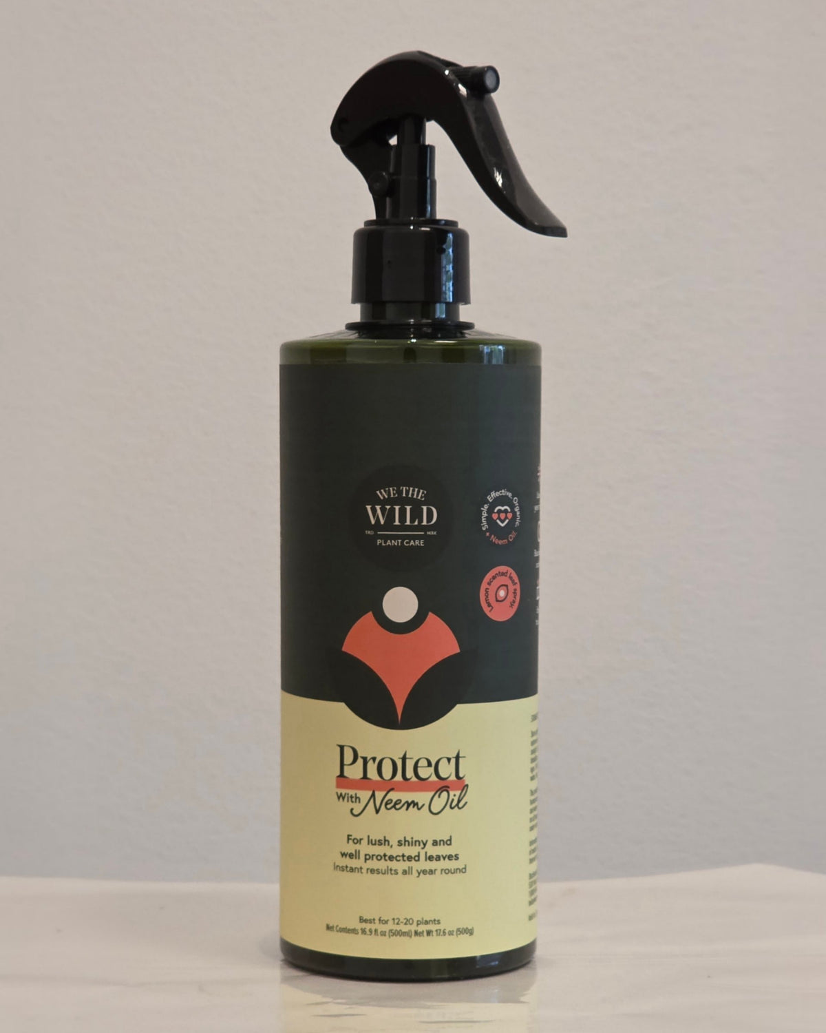 Photo of the neem oil container